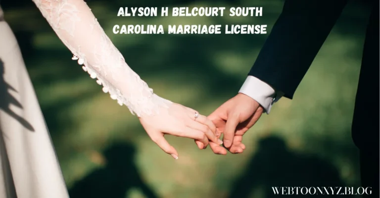 alyson h belcourt south carolina marriage license